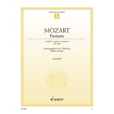 Mozart - Fantasia No. 19 C Minor KV 396 - Piano