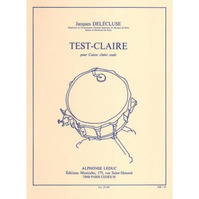 DELECLUSE JACQUES - TEST-CLAIRE