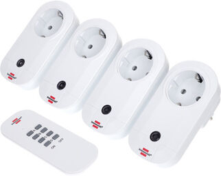 RC Switch Sockets Set of 4