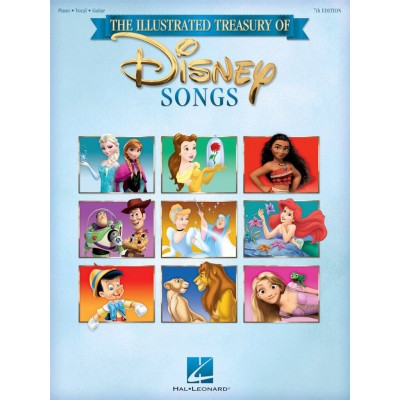 The Illustrated Treasury Of Disney Songs - PVG