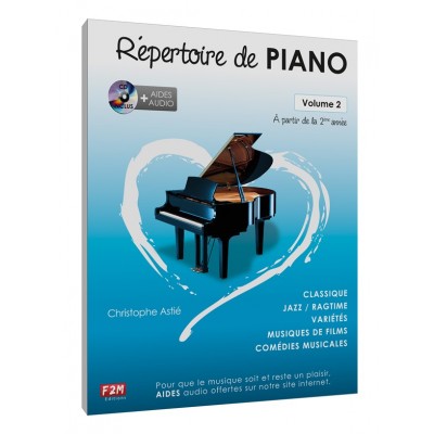 Astie Christophe - Repertoire De Piano Vol.2 + CD