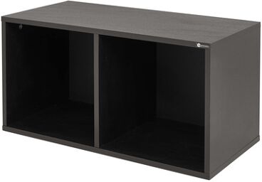 Vinyl Shelf Two Black