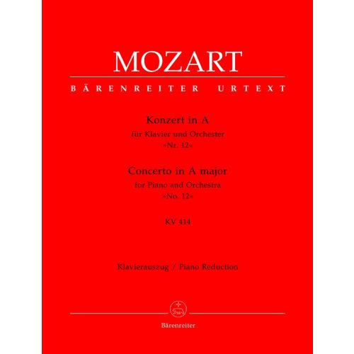 MOZART W.A. - CONCERTO EN LA MAJEUR N°12 KV 414 - 2 PIANOS