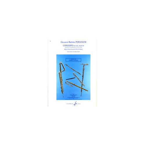 Pergolese G.B. - Concerto En Sol Majeur - Flute, Piano