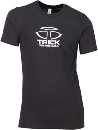 T-Shirt XL noir avec logo blanc