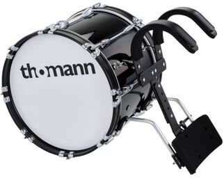 BD1814BL Marching Bass Drum Noir