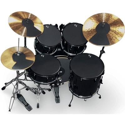 Pack Sourdines Fusion 20 + Cymbales