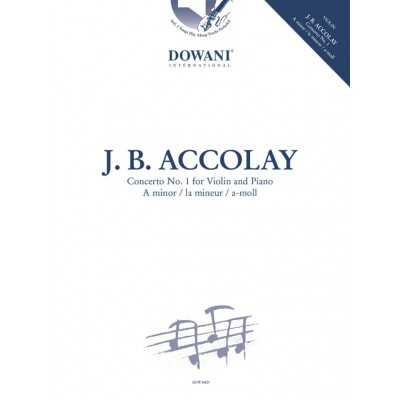 Accolay - Concerto No. 1 For Violin And Piano