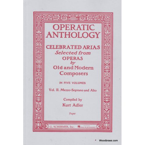 Operatic Anthology Vol. 2 - MEZZO-soprano et Piano