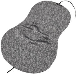 Silk Blanket for Cello CB/SVP Silver Black Paisley