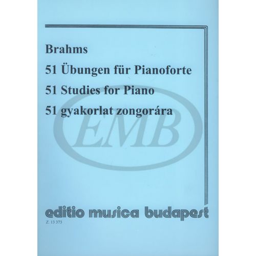 Brahms - 51 Studies - Piano Solo