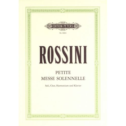 Rossini Gioacchino - Petite Messe Solennelle - Mixed Choir (par 10 Minimum)