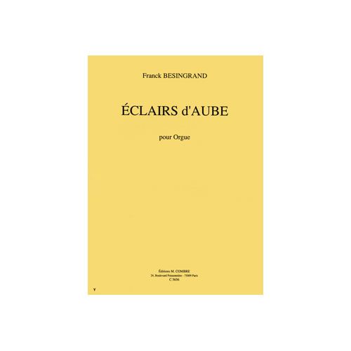 Besingrand - Eclairs D'aube - Orgue