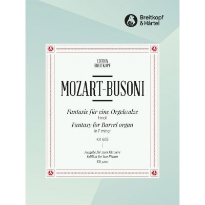 Mozart - Fantasia In F Minor K. 608 KV 608 - 2 Pianos (4 Hets)