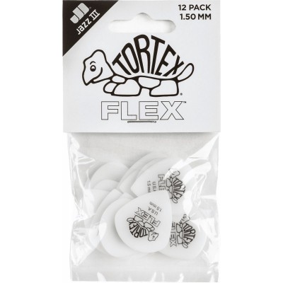 Médiator Tortex Flex Jazz III 1,50Mm Sachet De 12