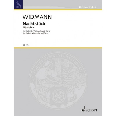Widmann - Nightpiece - Clarinette In A, Violoncelle Et Piano