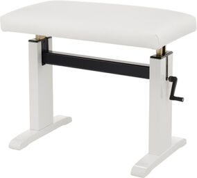 Mod. 60 Piano Bench WH pol. blanc brillant