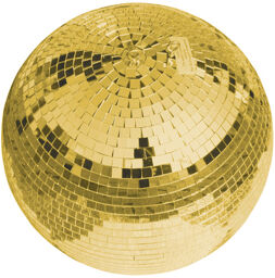Mirror Ball 30 cm gold