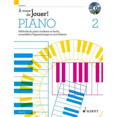 Heumann Hans Gunter - A Vous De Jouer! Piano Vol 2 - Methode + CD