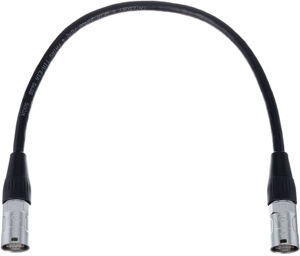 CAT6E Cable 0,5m Noir