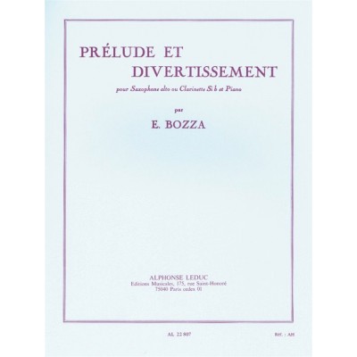 Prélude et Divertissement