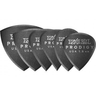 Multipack Médiators Prodigy Sachet de 6 Noir 1,5Mm