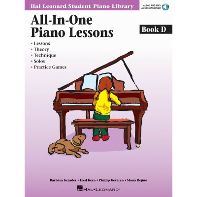 All-In-One Piano Lessons Book D