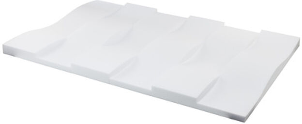 Melamine Wave 120 WH Blanc
