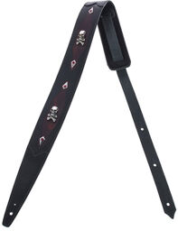 Skull Master Leather Strap Noir