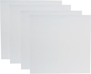 Melamine 50 100/100 WH 4pcs Blanc