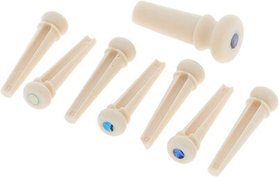 Bridge & End Pin White (Pearl) Blanc