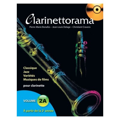 Clarinettorama : Vol. 2a + CD - Clarinette