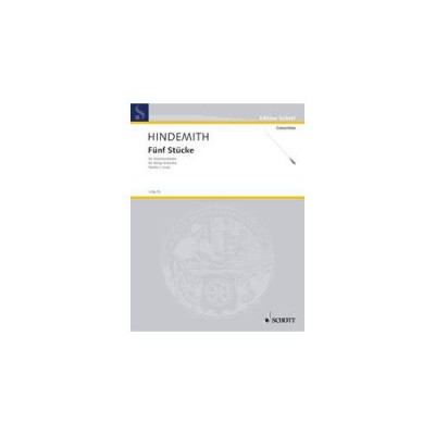 Hindemith Paul - Five Pieces Op. 44 NR. 4 - String Orchestra
