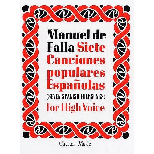 De Falla M. - Siete Canciones Populares Espanolas - Voix Haute