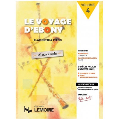 Ciesla A. - Le Voyage d'Ebony - Clarinette (+ Acc. Piano)