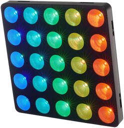 LED Matrix Blinder 5x5 RGB WW