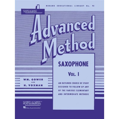 Gower & Voxman - Rubank Advanced Method - Saxophone Vol.1