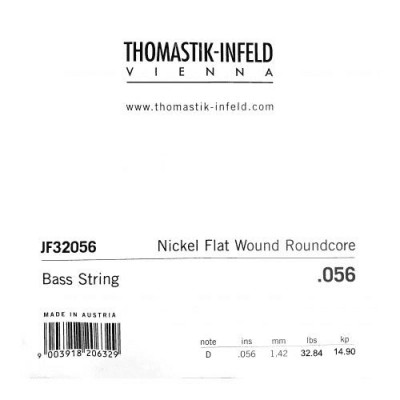 Corde à l'Unité - Jazz Basse Flat Wound Short Scale 56