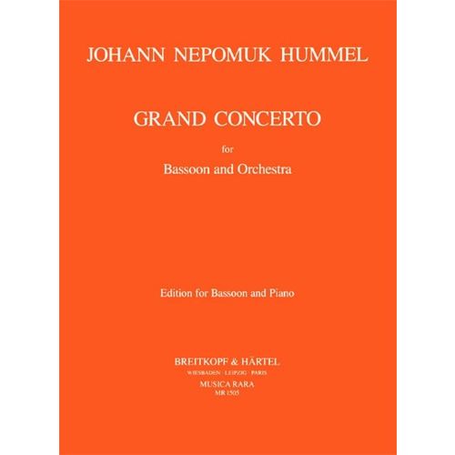 Hummel J.N. - Grand Concerto - Basson, Piano