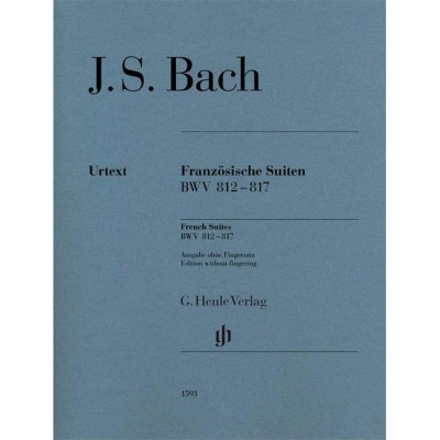 Bach J.S. - Suites Francaises BWV 812-817 (sans Doigtes)