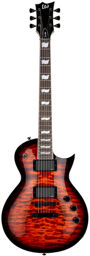 LTD EC-400 QM VB Vintage Burst