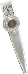 Tin Kazoo Coated Silver argent