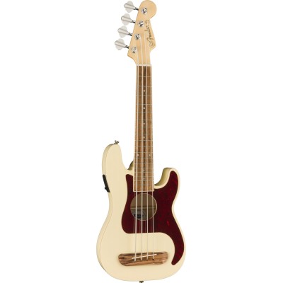 Precision Bass Fullerton Uke WN Olympic White