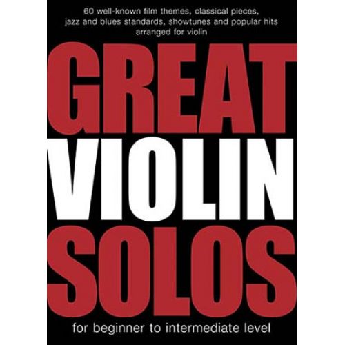 Great Violin Solos - 60 Pieces