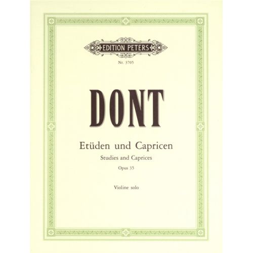 Dont Jacob - Etudes And Caprices Op.35 - Violin