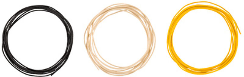 Cloth Wire 3m Noir