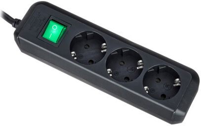 Eco-L 3 Way Split Sw 5m BK Noir