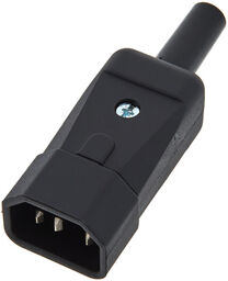 IECC Male Power Plug BK
