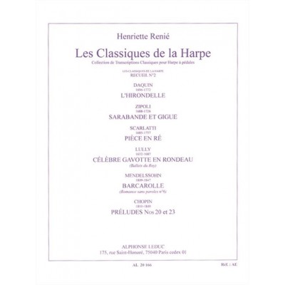 Les Classiques de la Harpe No. 2