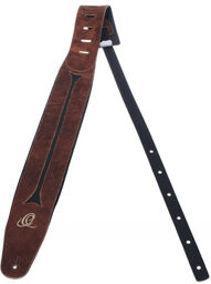 OSBS-1 Leather Strap BR Marron avec signe O brodé
